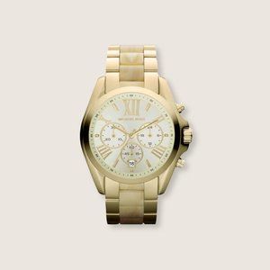MICHAEL KORS • Bradshaw Chronograph Gold Watch